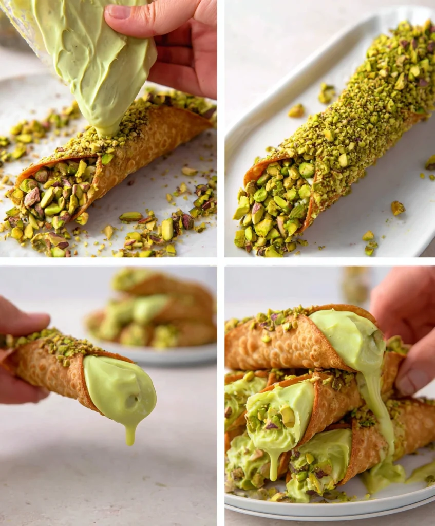 Cheat Air Fryer Pistachio Cannoli