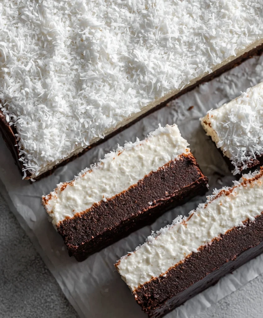 Coconut Cream Brownies