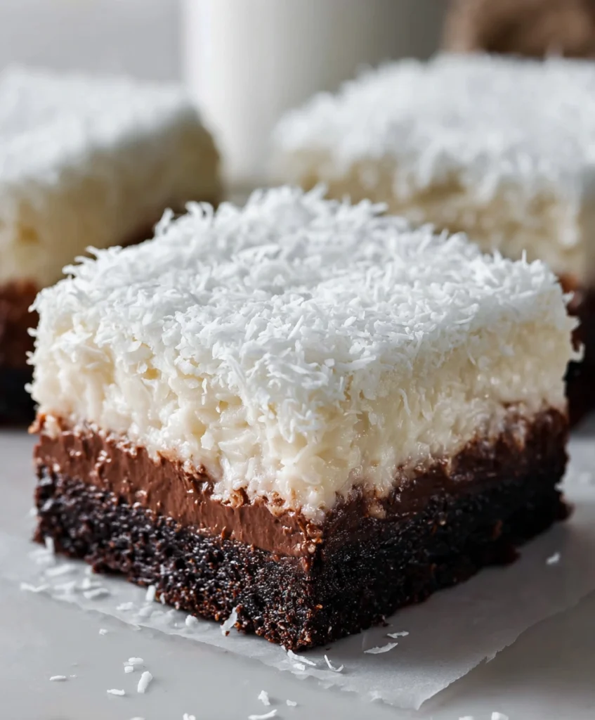 Coconut Cream Brownies