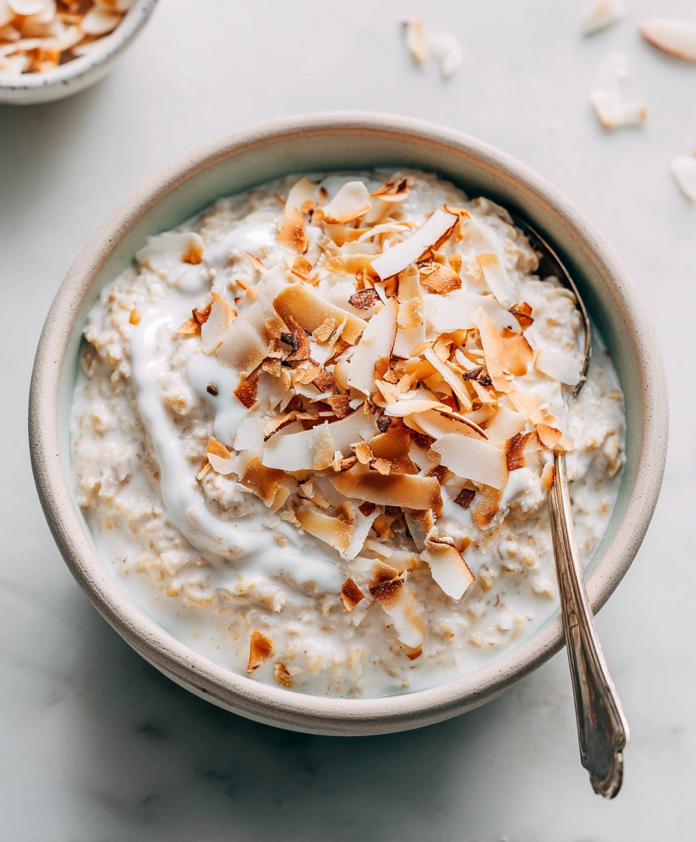 Coconut Cream Pie Overnight Oats