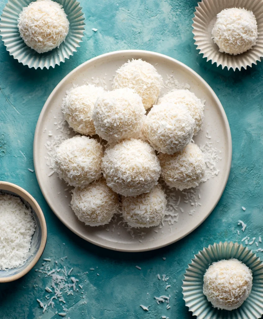 Coconut Meringue Cookies (Kokosbusserl)