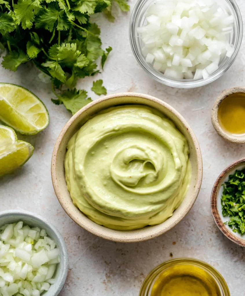 Creamy Avocado Crema