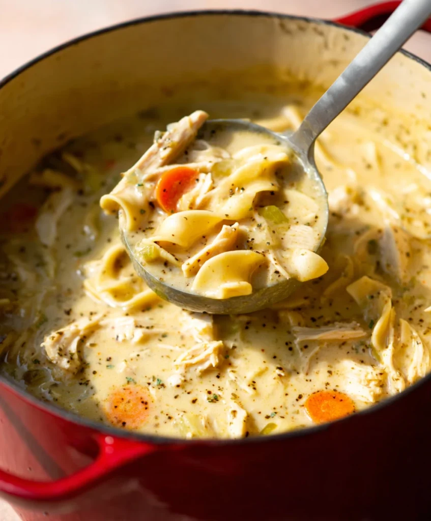 Creamy Chicken Noodle Soup