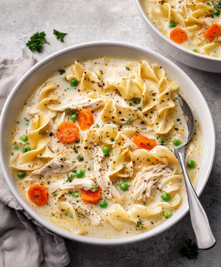 Creamy Chicken Noodle Soup