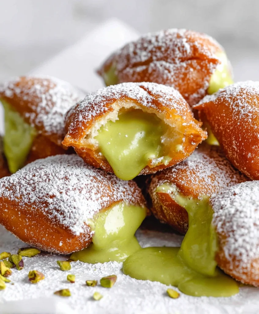 Easy Pistachio Beignets