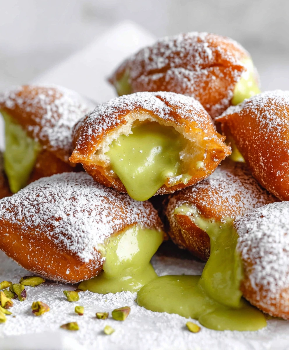 Easy Pistachio Beignets