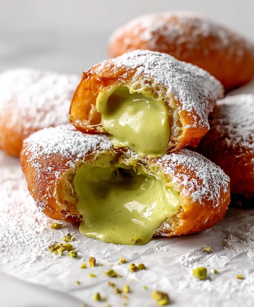 Easy Pistachio Beignets