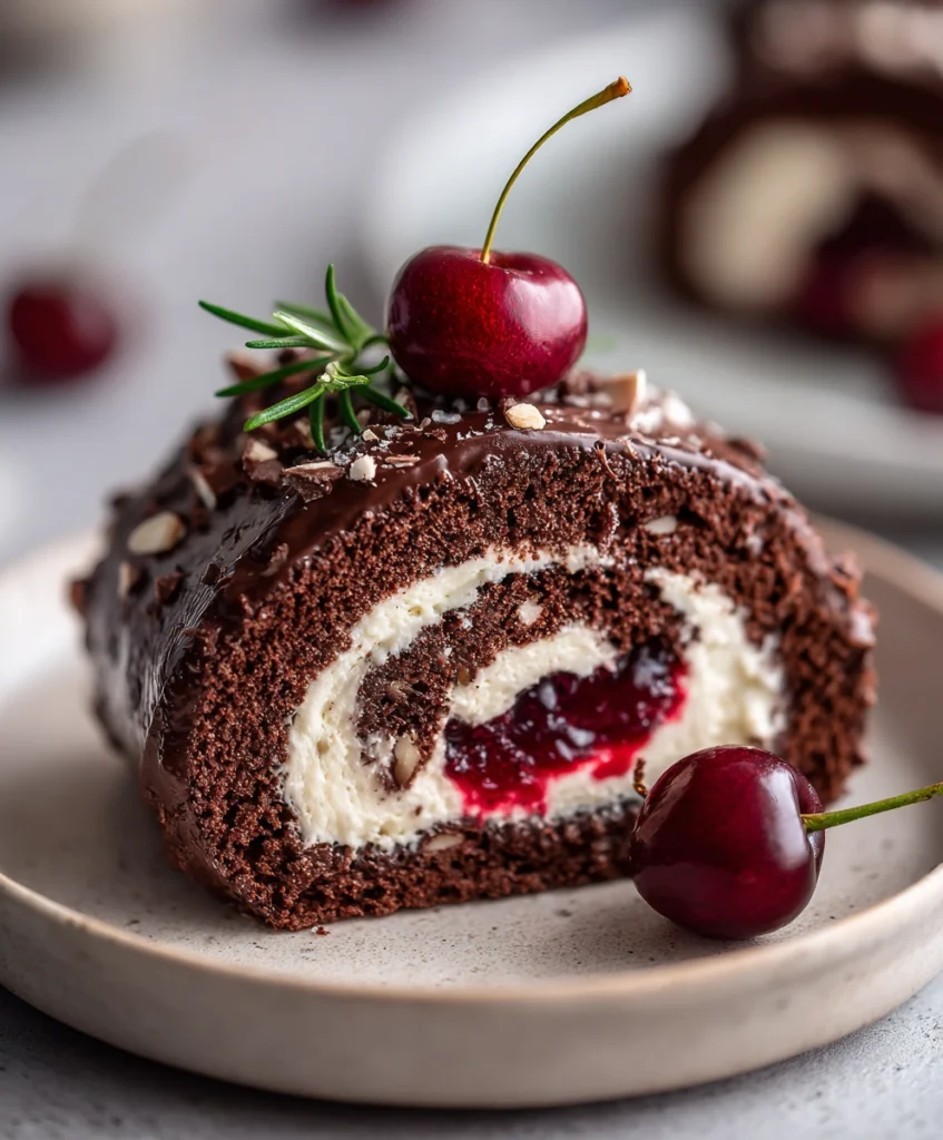 Ferrero Rocher Black Forest Yule Log