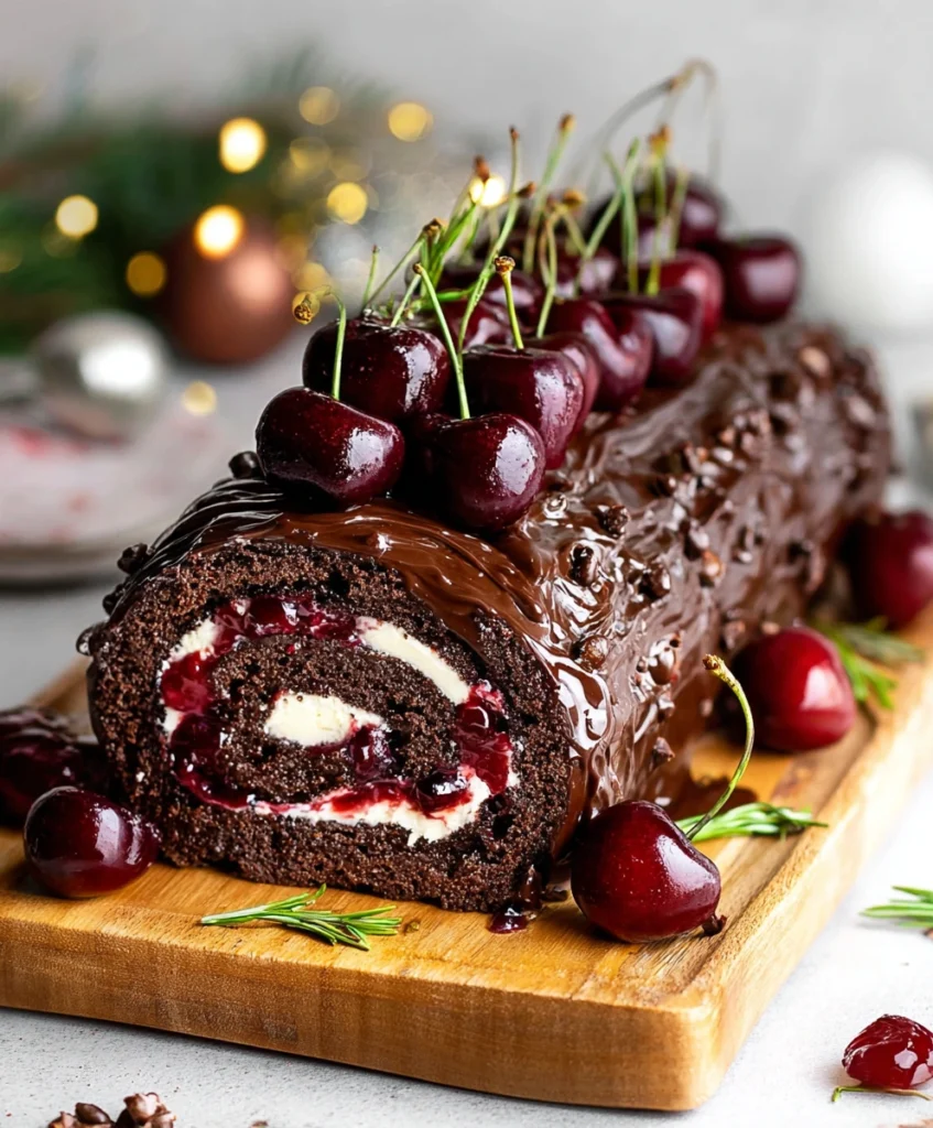 Ferrero Rocher Black Forest Yule Log