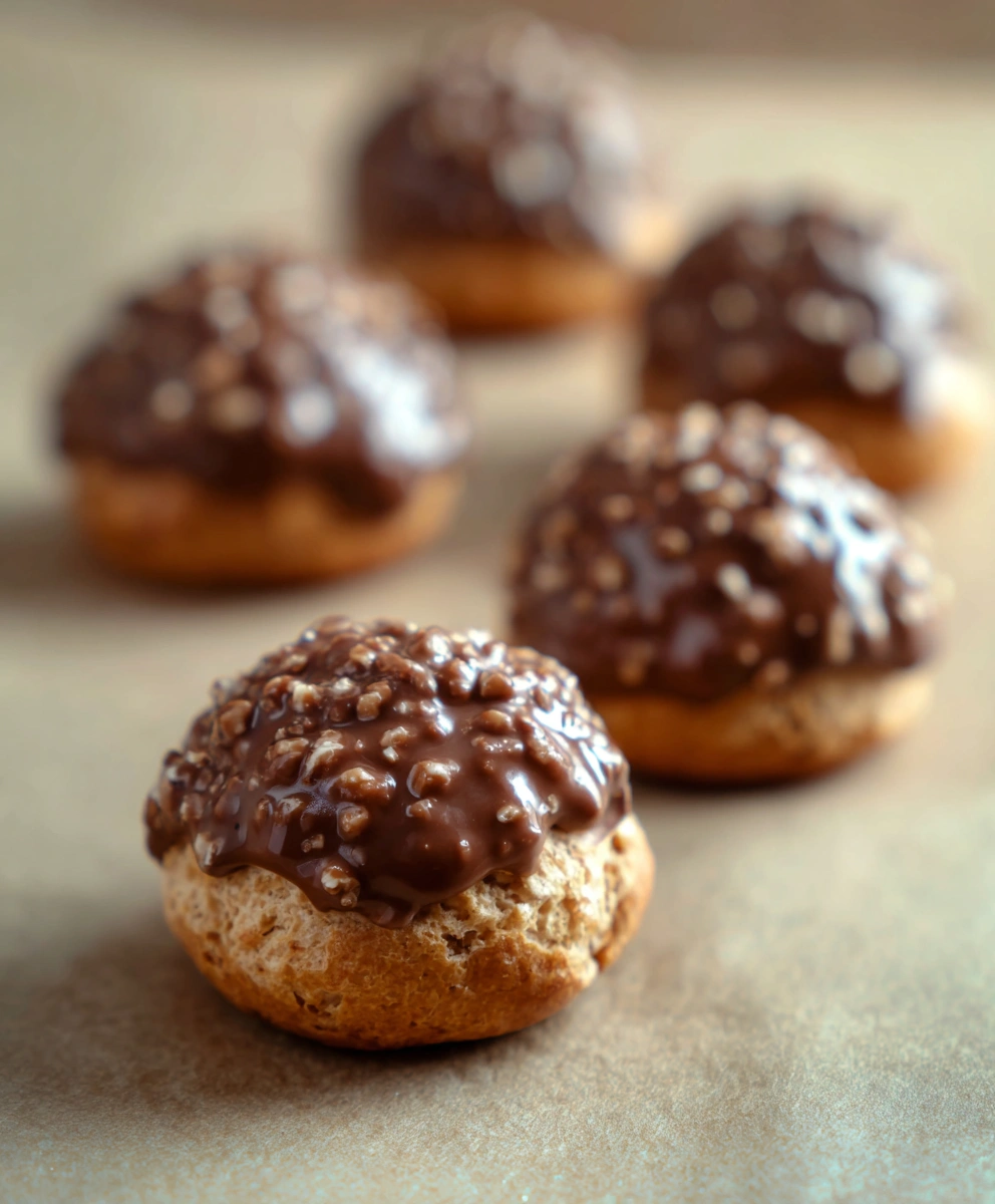 Ferrero Rocher Profiteroles