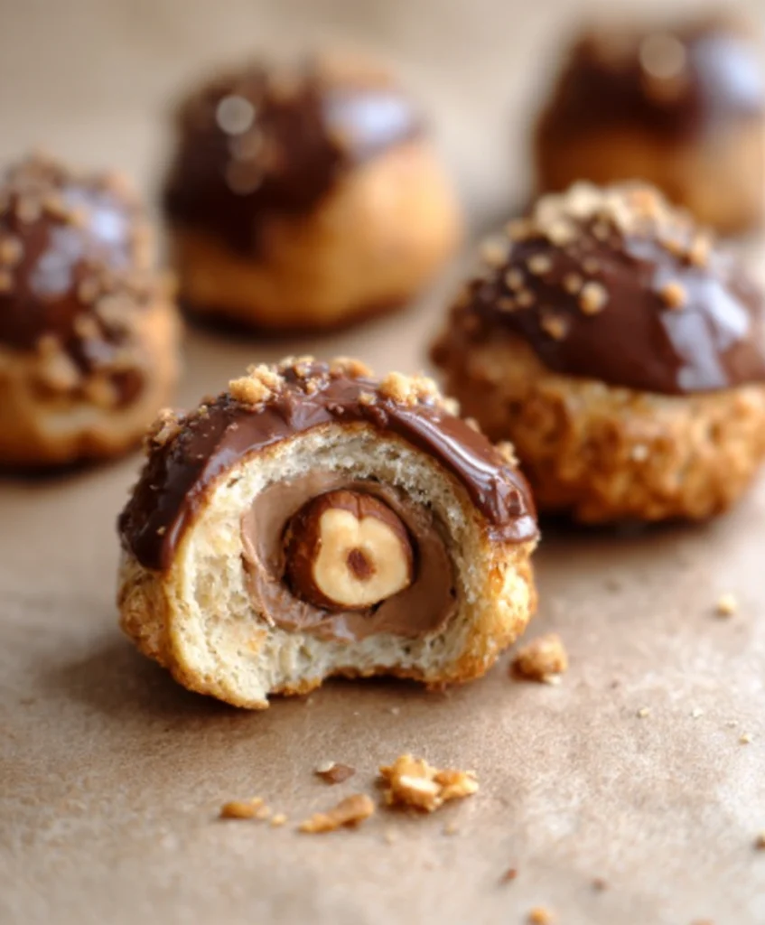 Ferrero Rocher Profiteroles