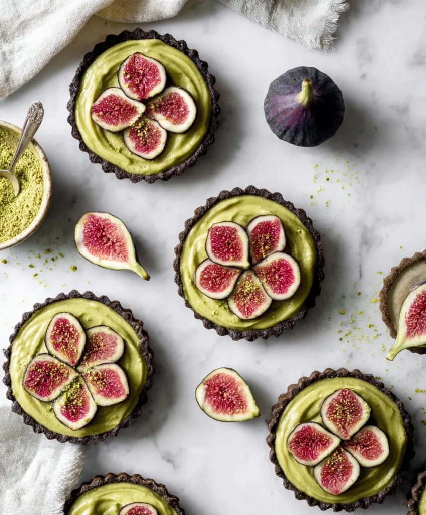 Fig Honey Pistachio Tarts