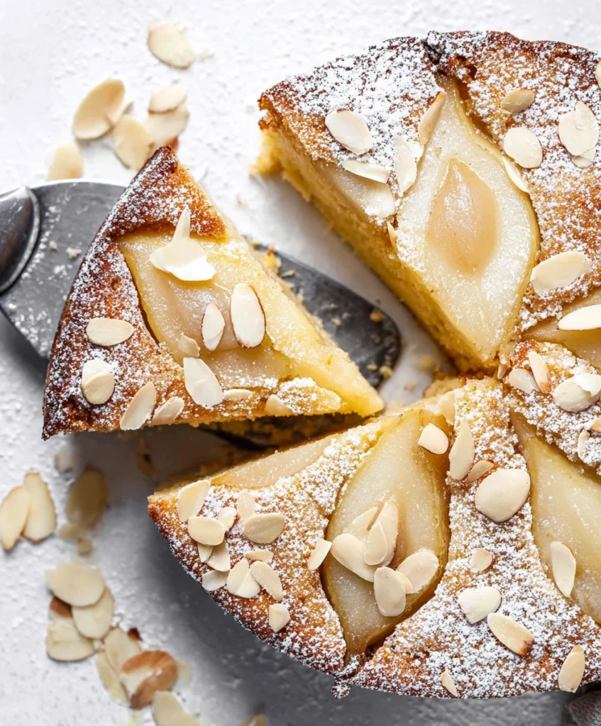 Italian Pear Almond Cake