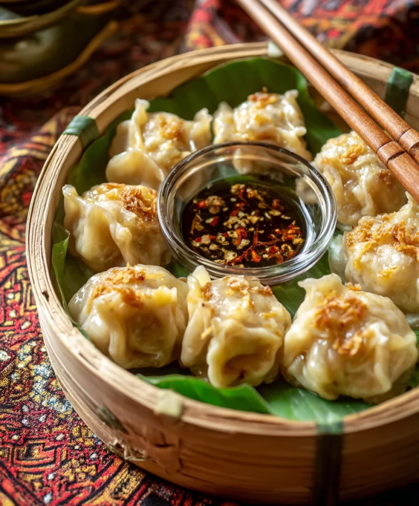 Kanom Jeeb (Thai Dumplings Recipe)