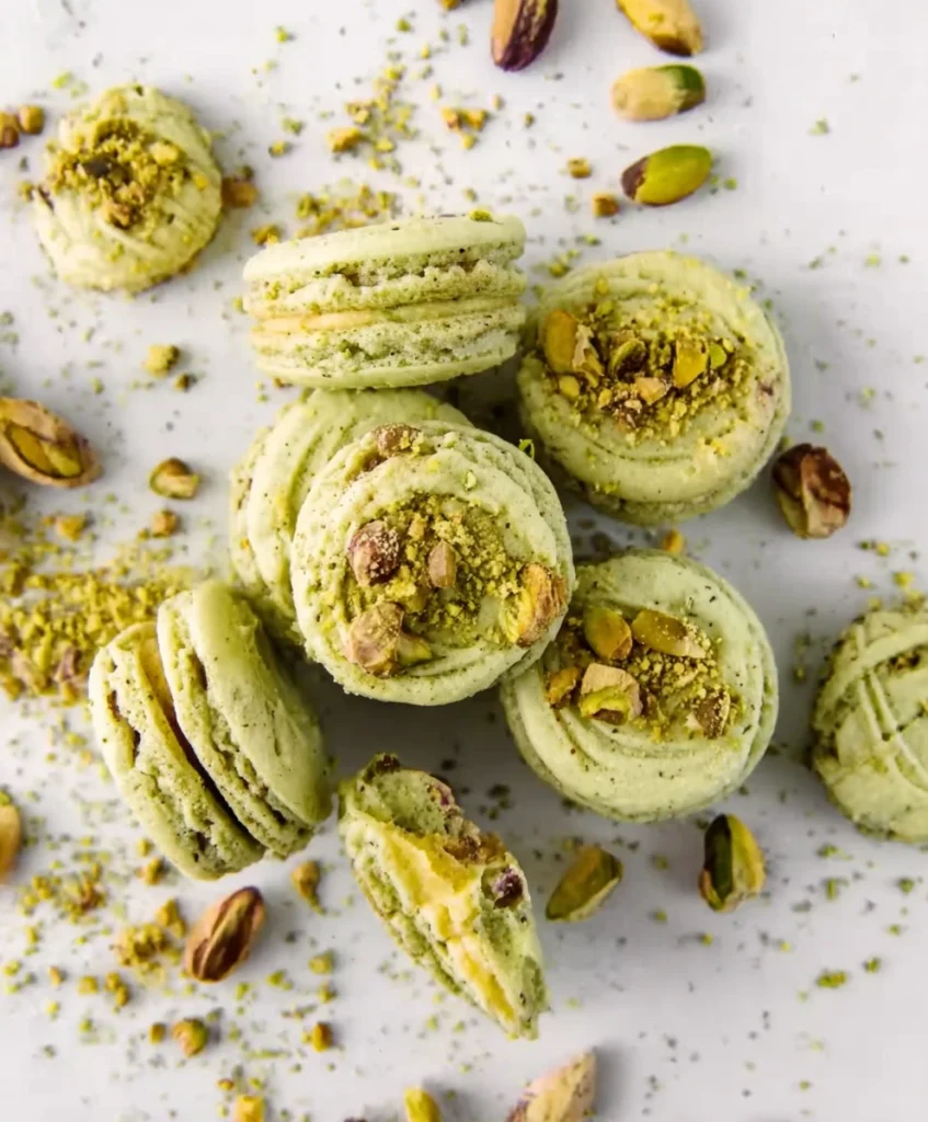 Keto Low-Carb Pistachio Macarons