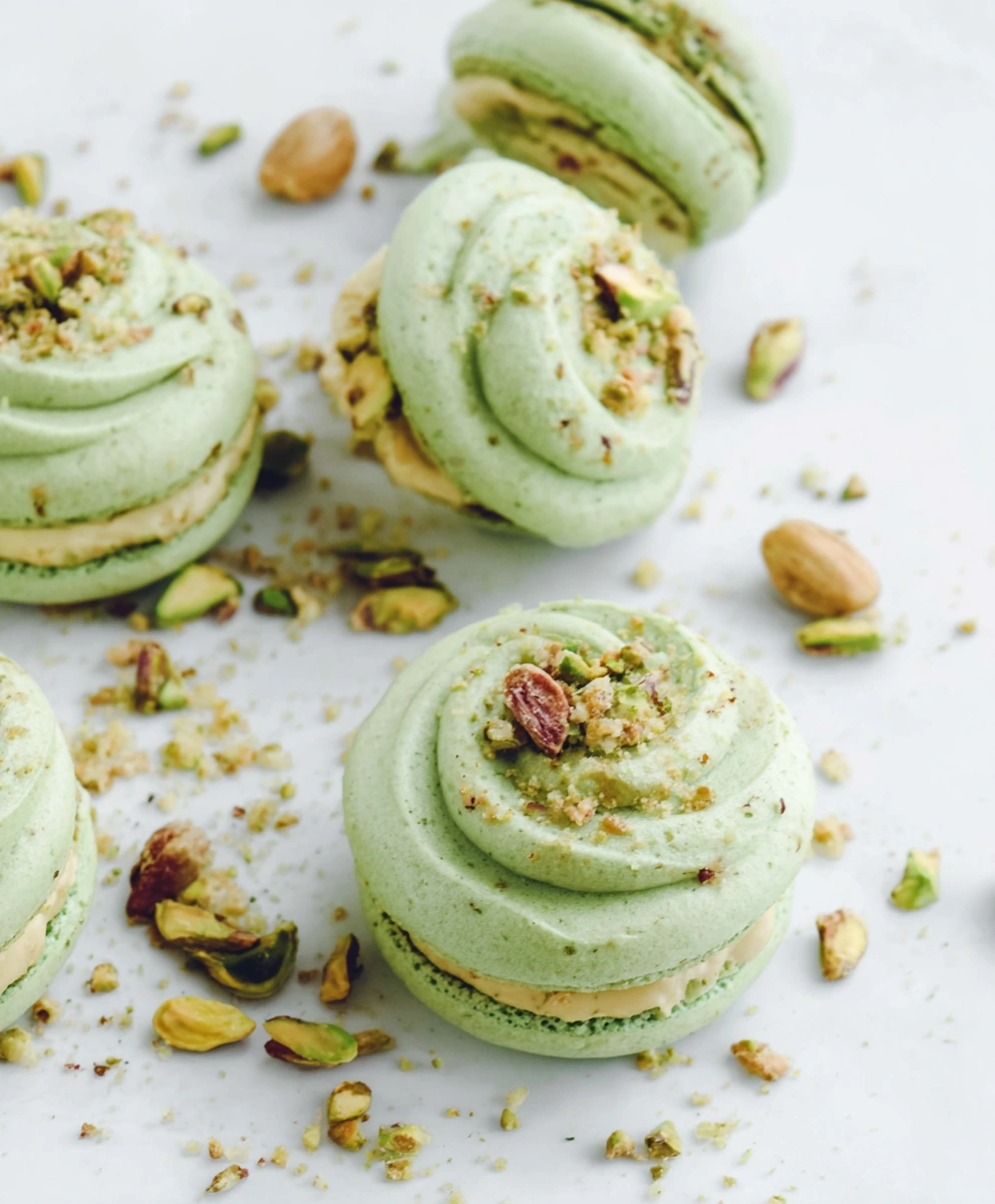 Keto Low-Carb Pistachio Macarons