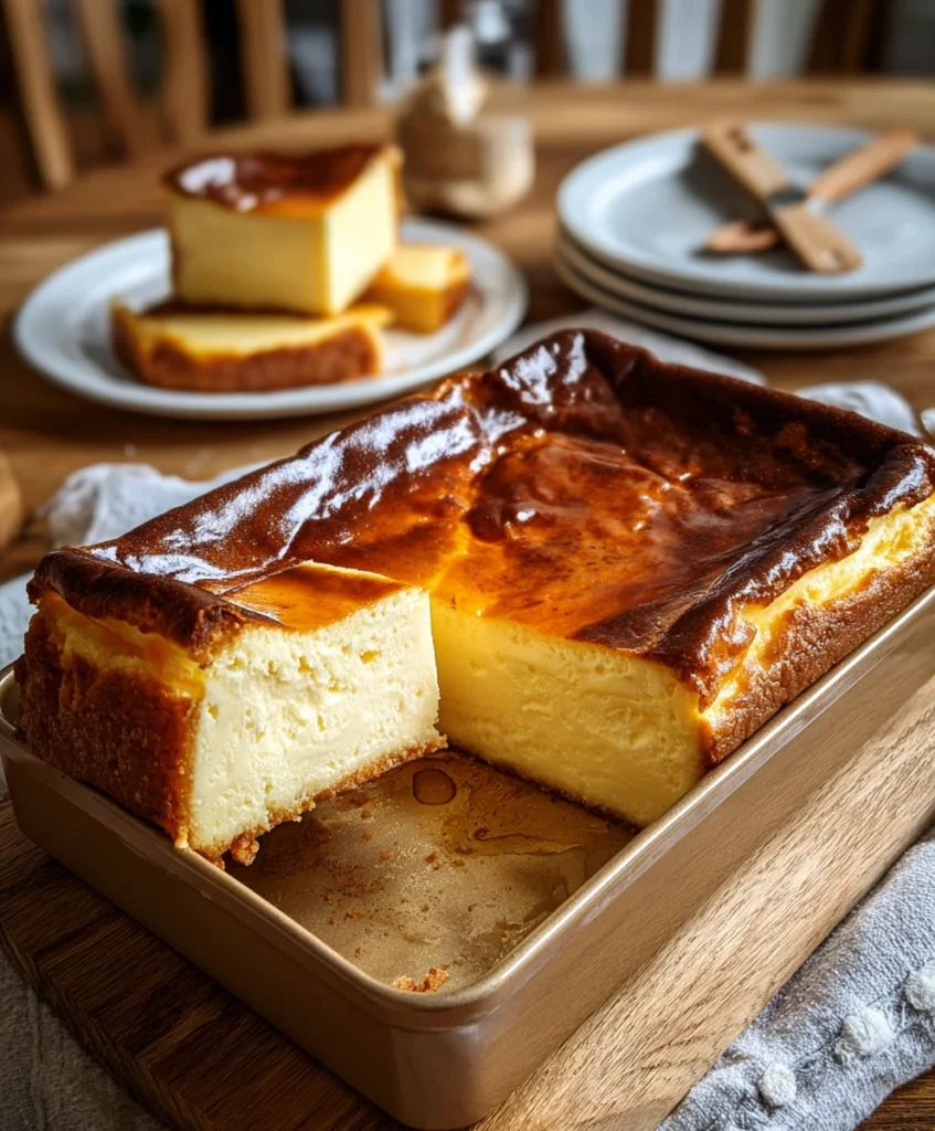 Loaf Pan Basque Cheesecake
