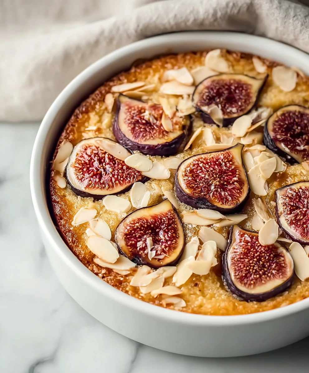 Moist Fig Cake with Almond and Honey