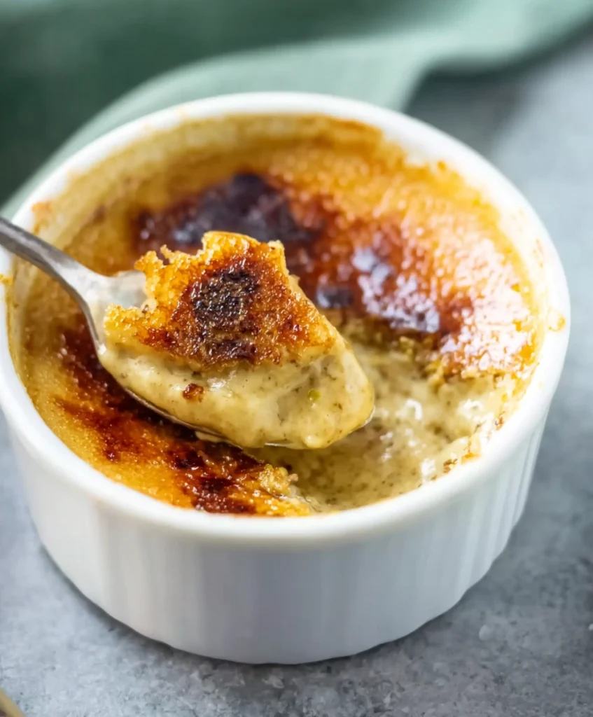 Pistachio Crème Brûlée