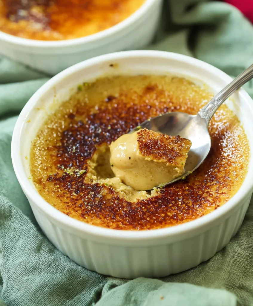 Pistachio Crème Brûlée
