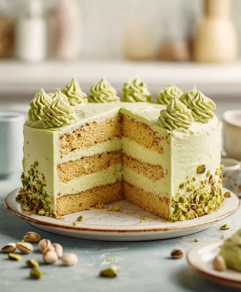 Pistachio Sheet Cake