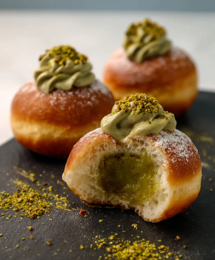 Pistachio Sufganiot