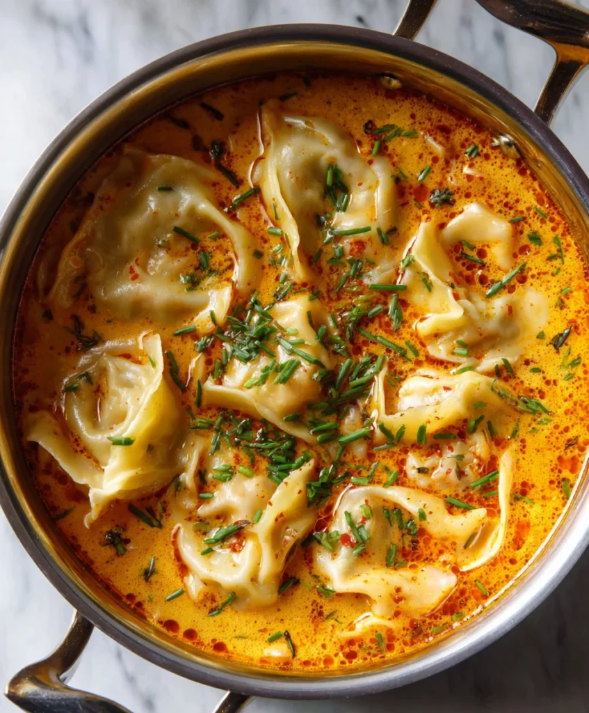Quick Coconut Curry Soup with Dumplings