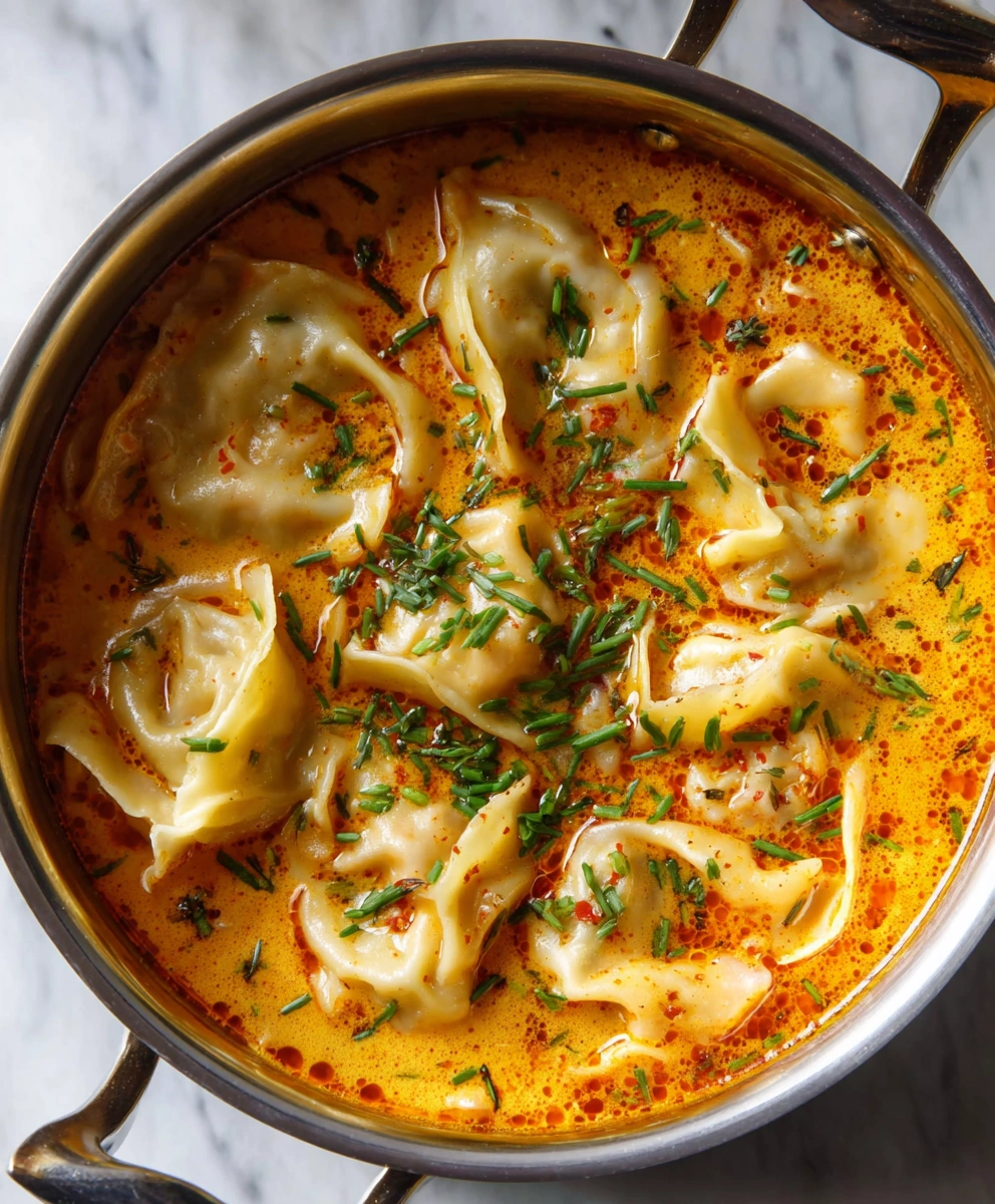 Quick Coconut Curry Soup with Dumplings