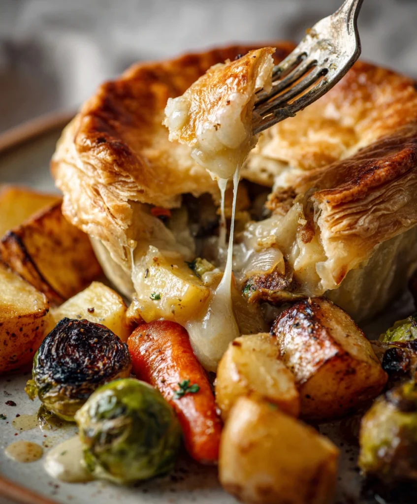 Roasted Autumn Vegetable Pot Pies