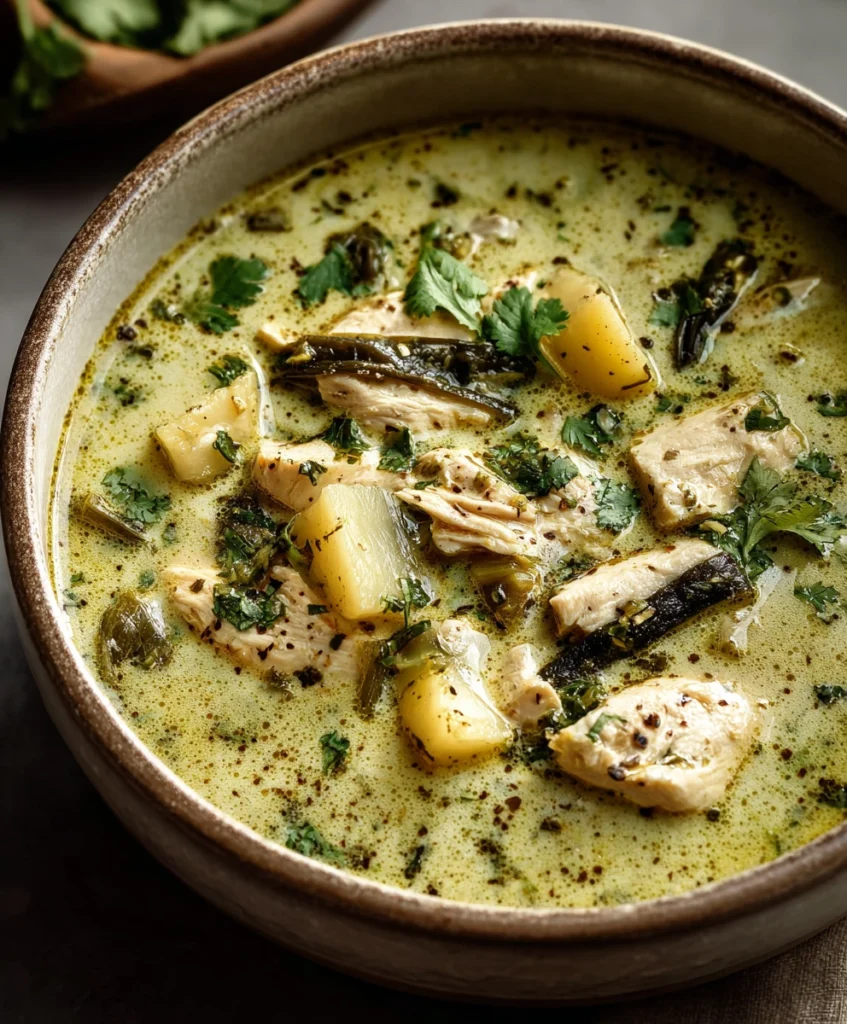 Roasted Poblano Soup