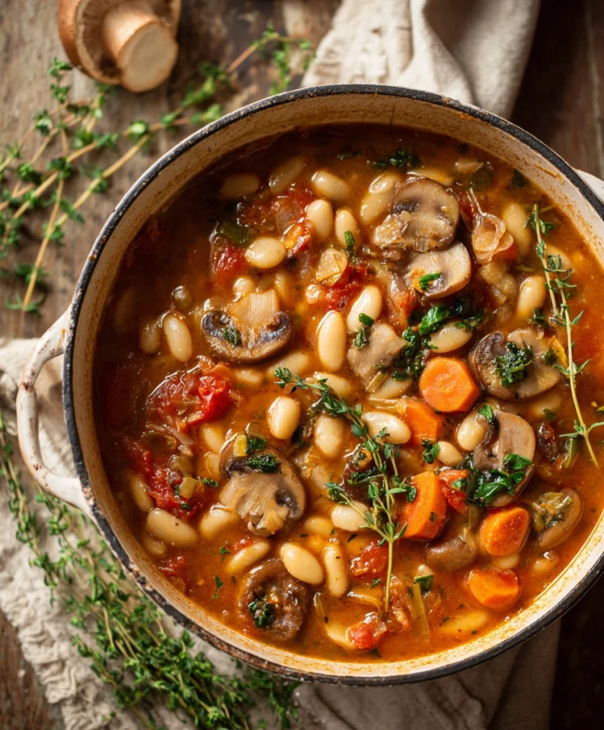 White Bean Mushroom Stew