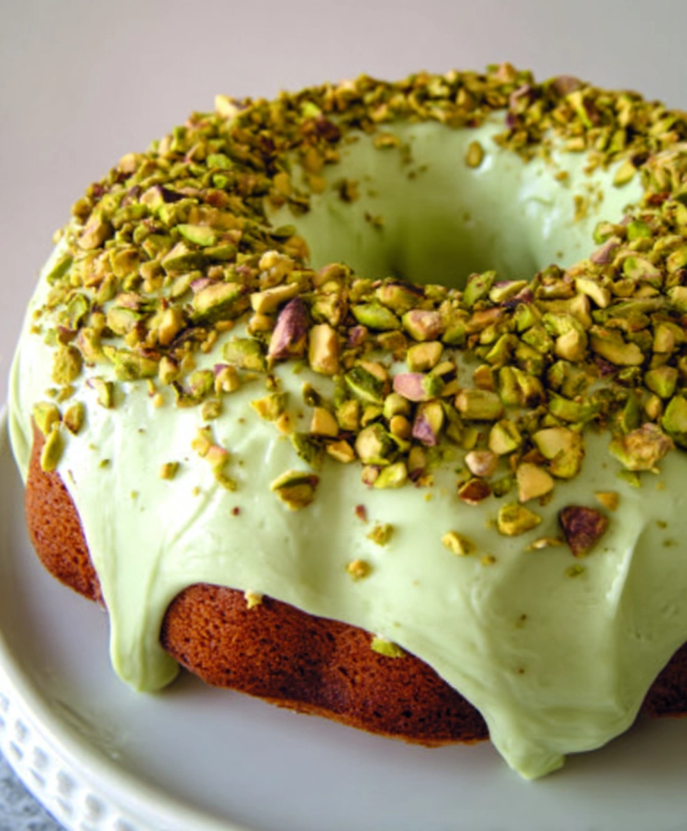 Pistachio Pudding Bundt Cake