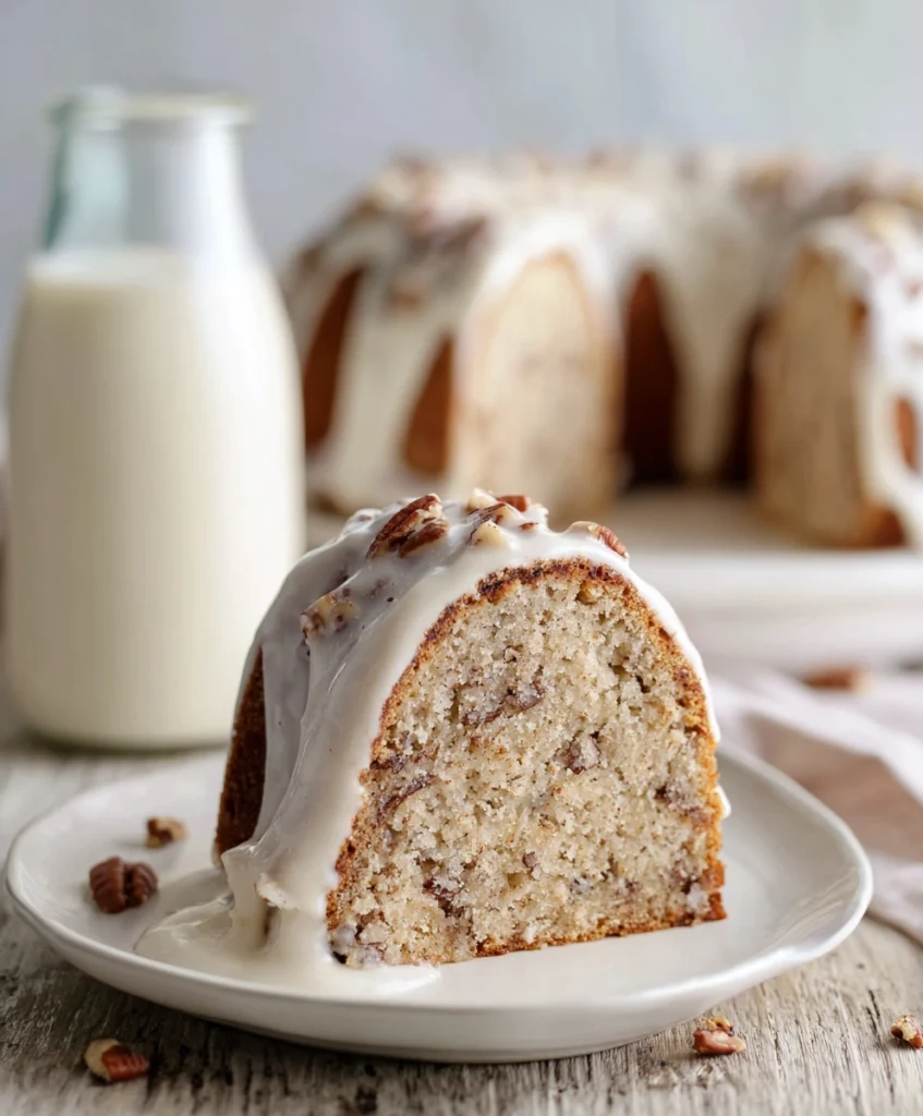 The Best Glazed Pecan Cake