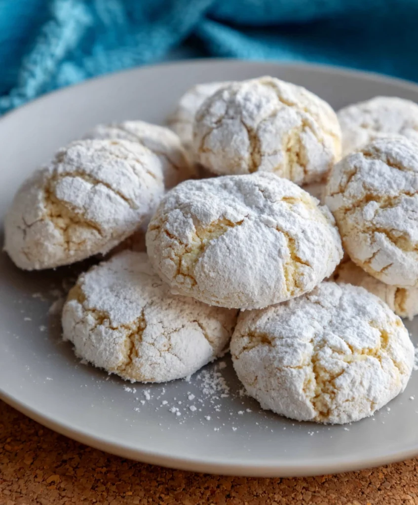 6 Ingredients Chewy Italian Almond Cookies (Gluten Free)