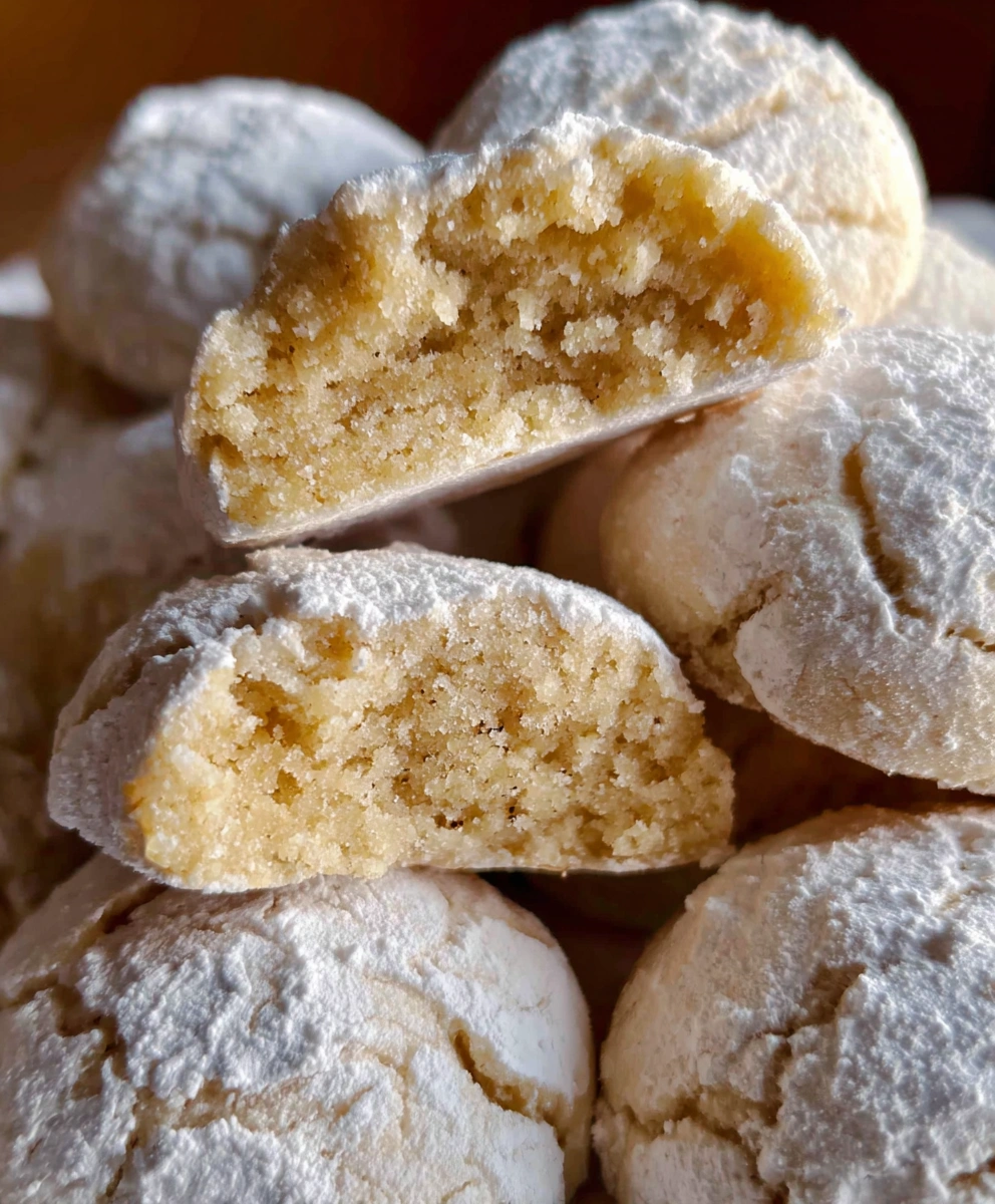 6 Ingredients Chewy Italian Almond Cookies (Gluten Free)