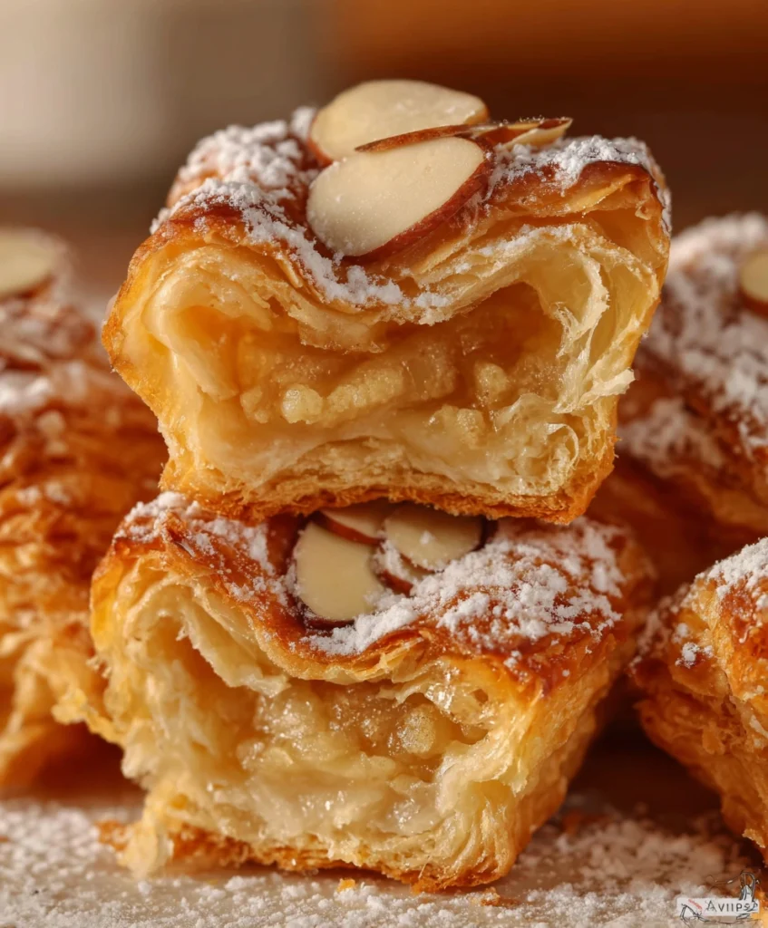 Almond Croissant Bites