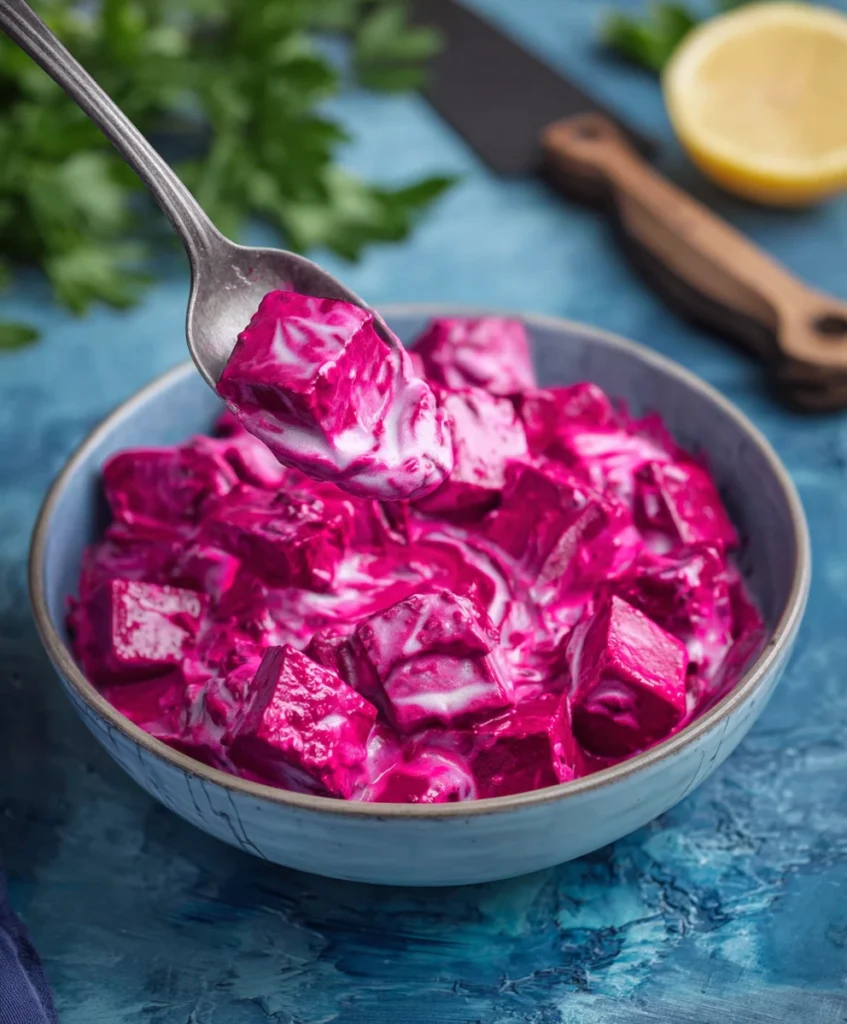Beetroot Salad Dip With Greek Yogurt