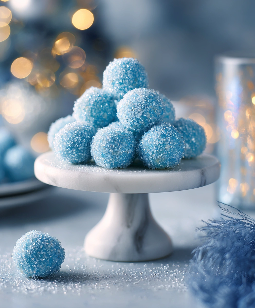 Blue Christmas Truffles
