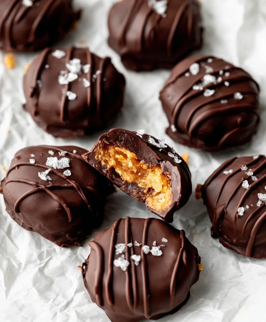 Chocolate Peanut Butter Cornflake Bites
