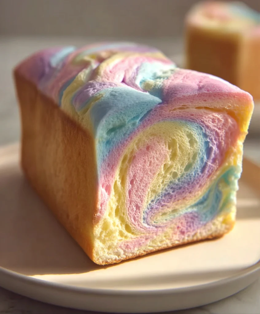 Cloud Bread Recipe Pastel Swirl Loaf