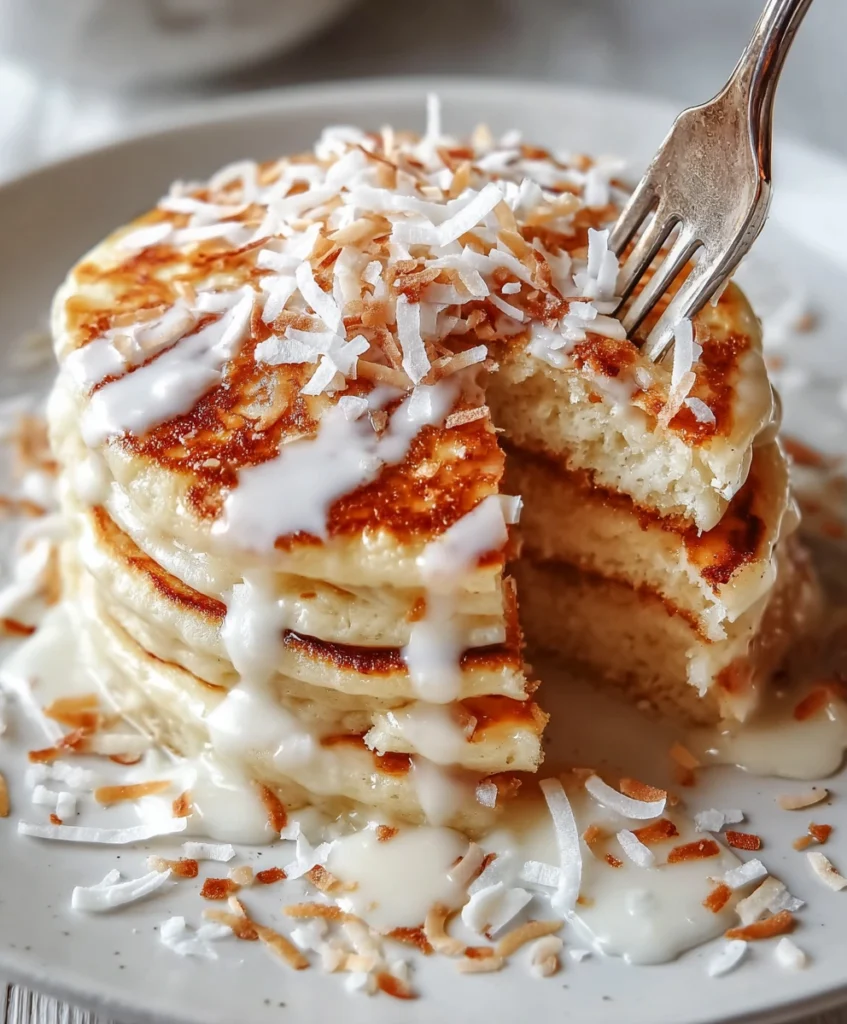 Coconut Cream Pancakes