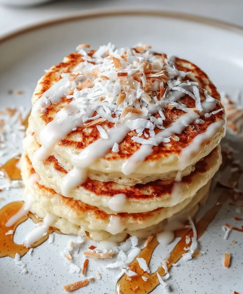 Coconut Cream Pancakes