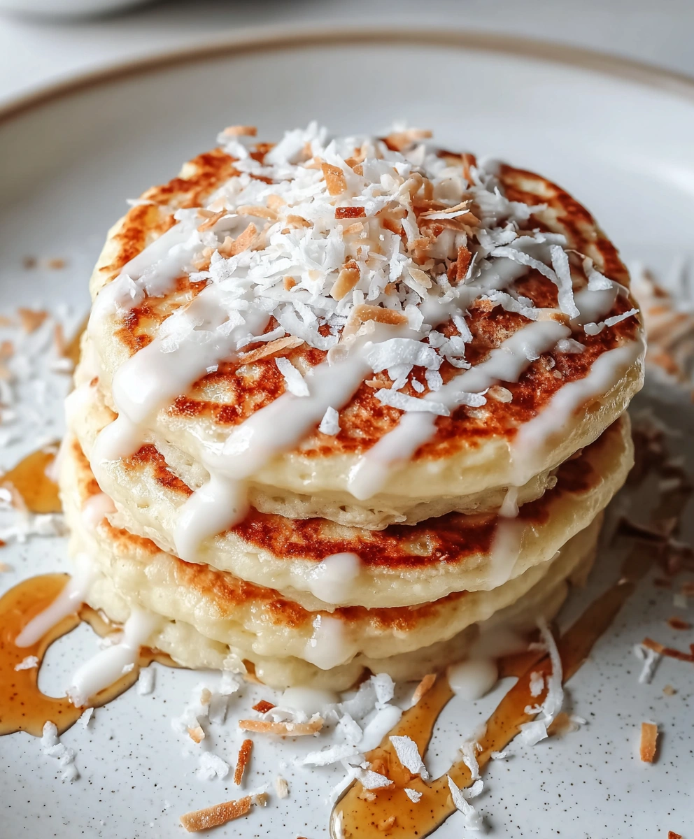 Coconut Cream Pancakes