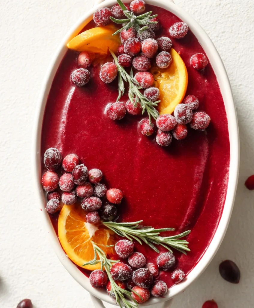 Cranberry and Orange Tiramisu