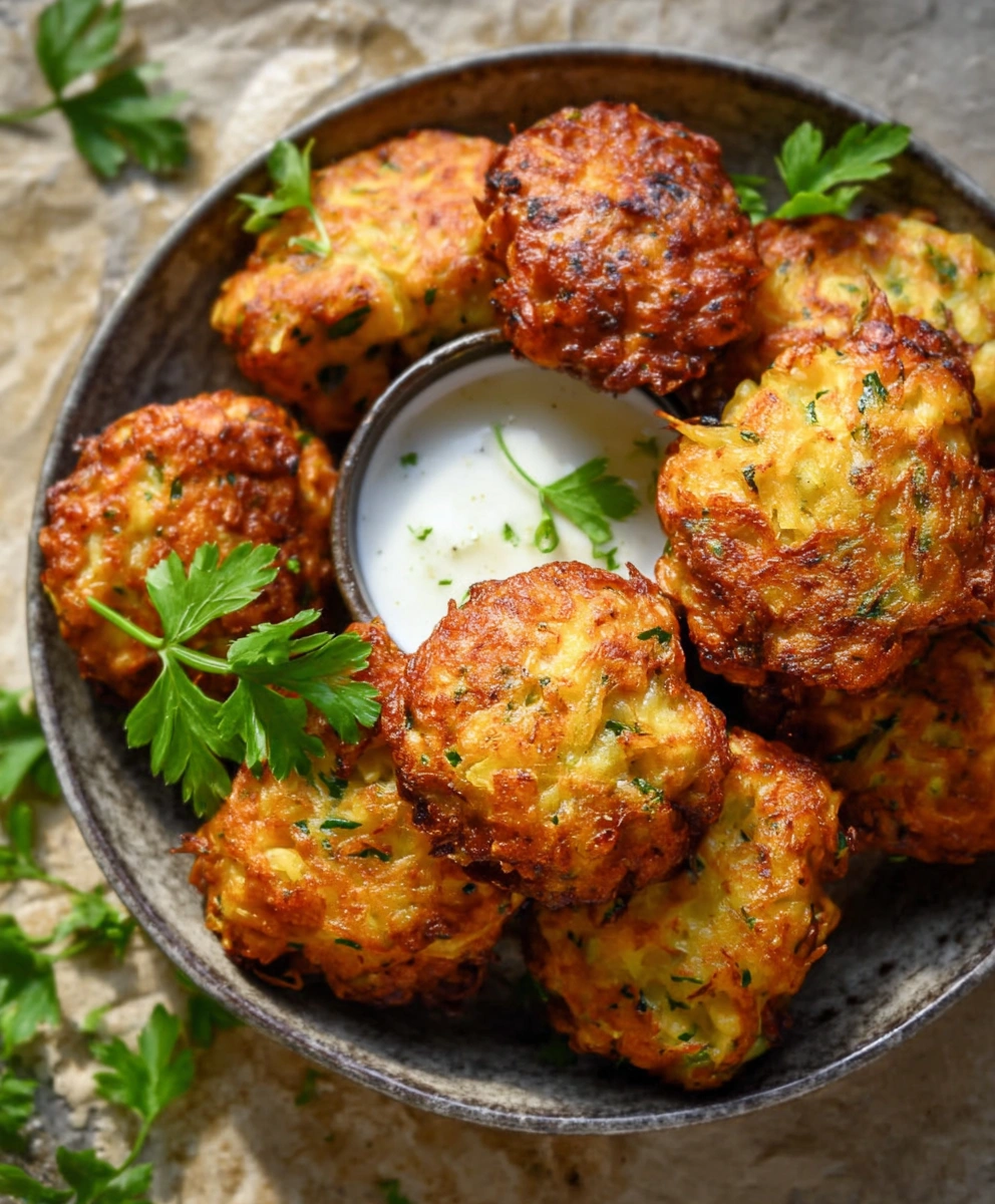 Crispy Cabbage Fritters