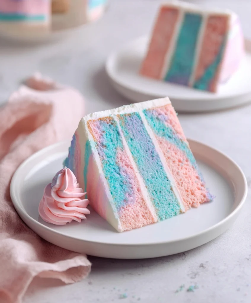 Easy Cotton Candy Cake