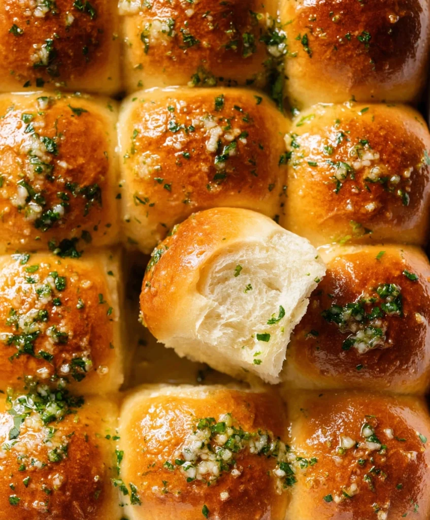 Garlic bread rolls