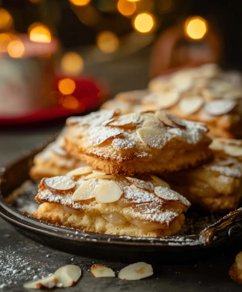 German Almond Cookies with Marzipan