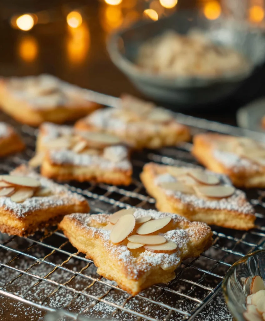 German Almond Cookies with Marzipan