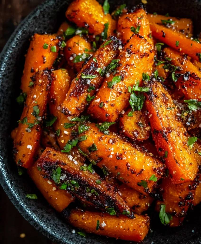Ginger Roasted Carrots